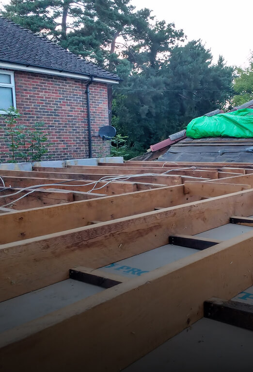 Warm roof cold roof installation
